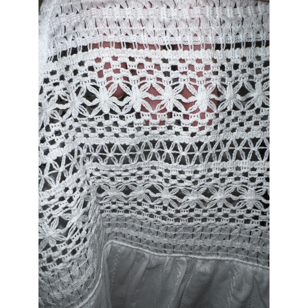 Crochet Swing Cami TORRID Tank Top White Essential 100% Cotton Sizes 1X 2X NEW - Picture 7 of 15